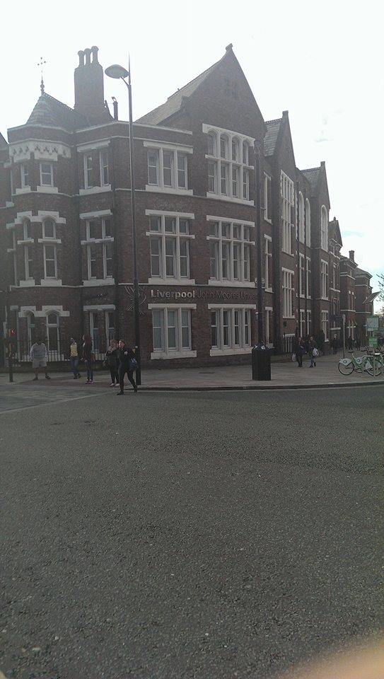 The girl studies at John Moores