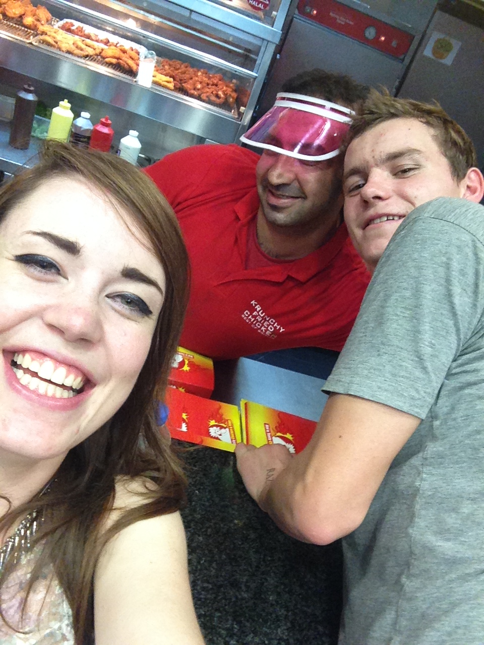 Yoseph; one of the few men in the world who can work a visor 