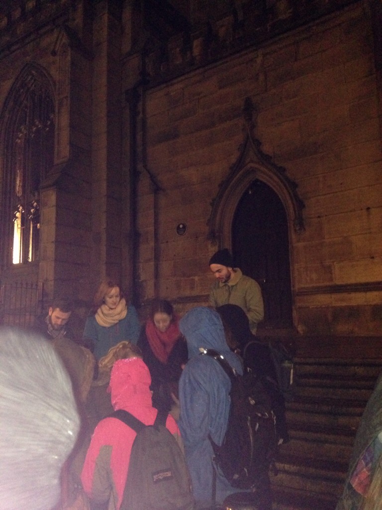 Bombed out church volunteers