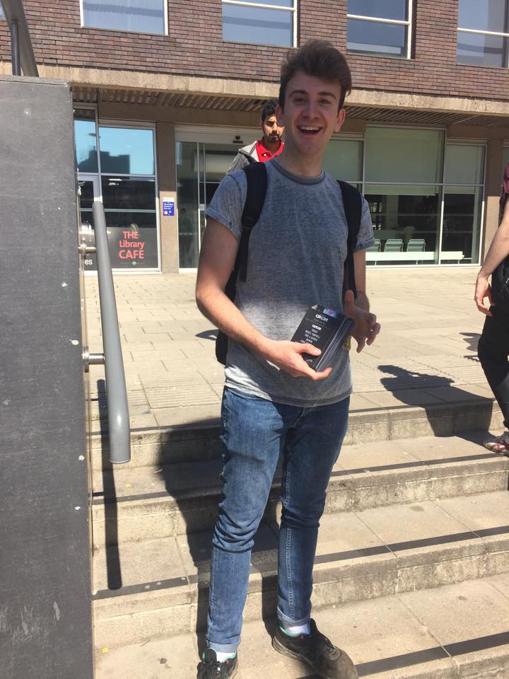 Jacques, first year Geography Student.