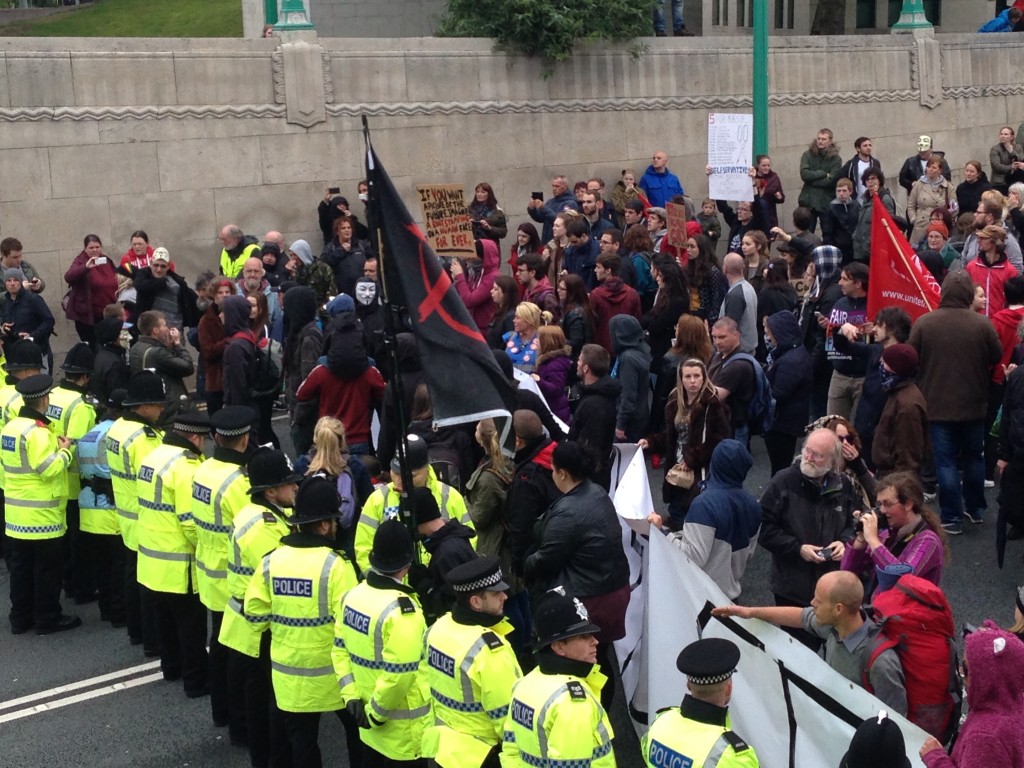 Mersey Tunnel blockade