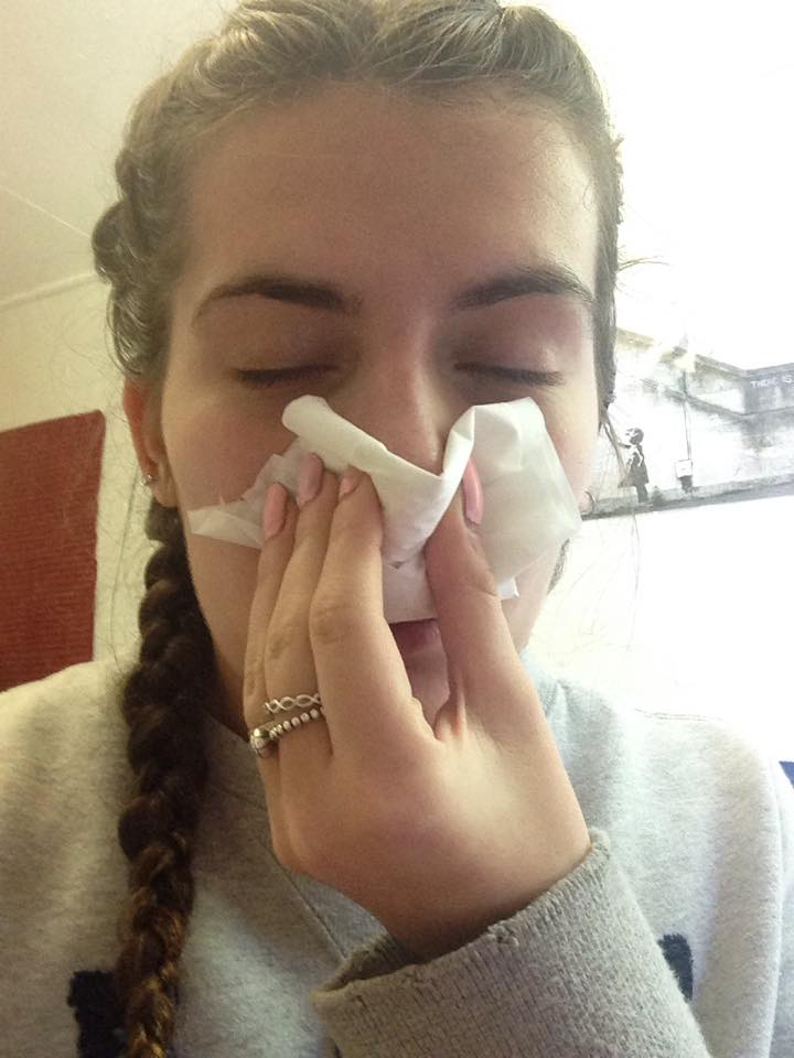 Sniffle again and see what happens