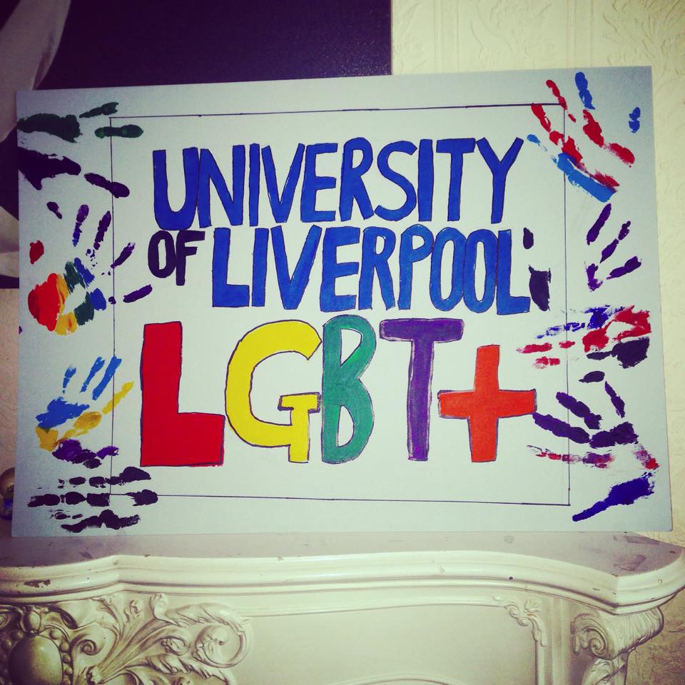'UoL LGBT+' Proud Banner of Pride
