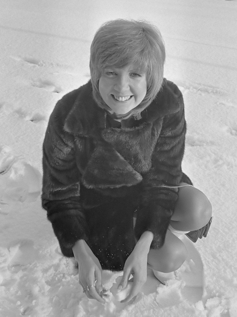 Like a true Liverpool lass, she didn't feel the cold