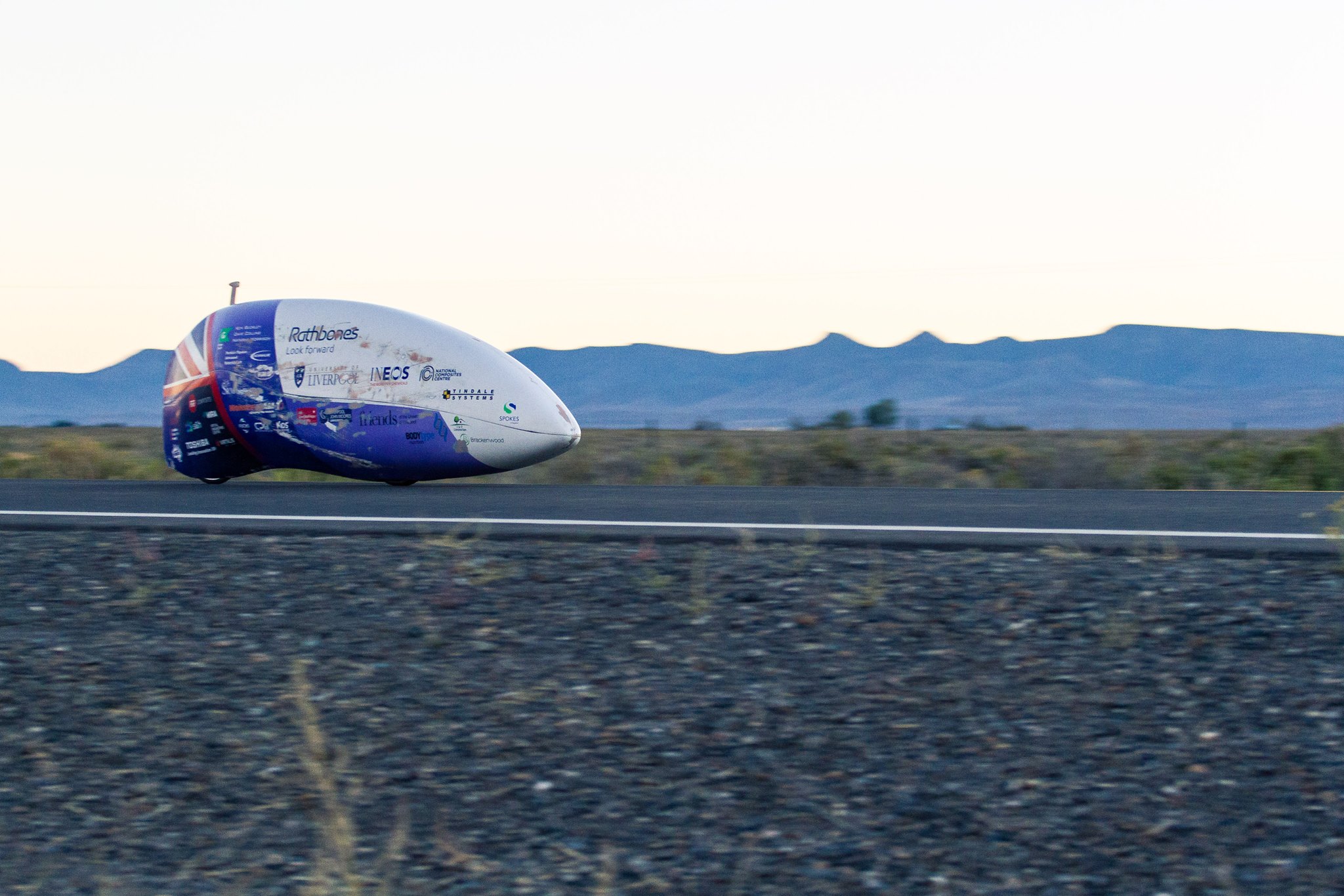 ARION1 on the course in Nevada. (Photo credit to Michael Head)