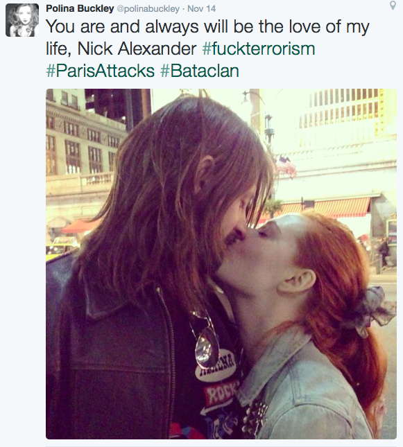 One of the tweets from Nick's girlfriend 