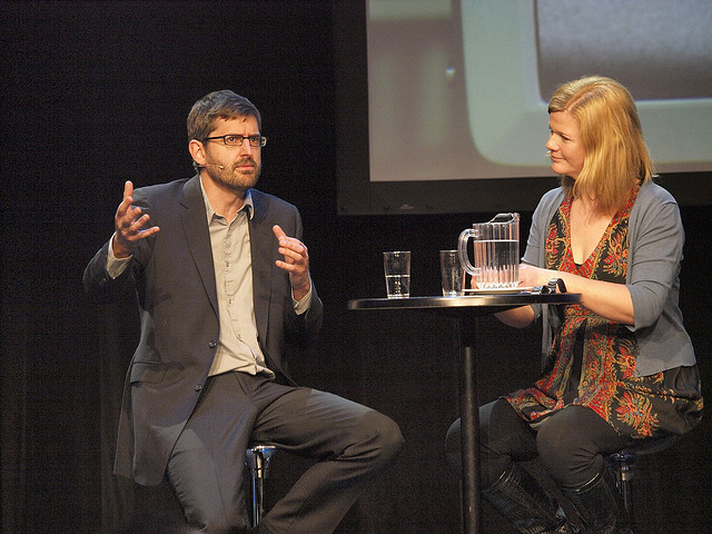 Louis Theroux on the left (Obvs)