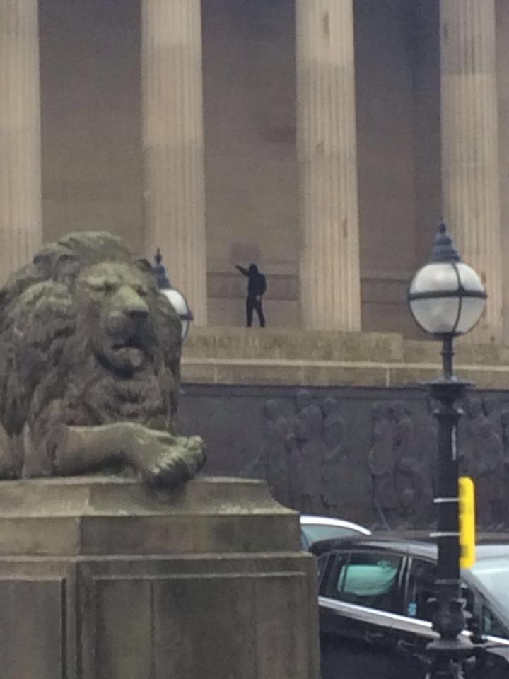 nazi protest balaclava right wing
