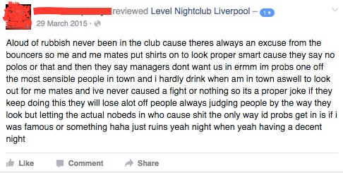 He's back - personally offended Soho reviewer. Concert Square is not this guys friend at all. "Ermm im probs one off the most sensible people in town and i hardly drink when am in town aswell to look out for me mates". It's not you mate, it's them, I promise. 