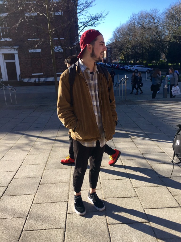 Callum Vel, fresher, Criminology