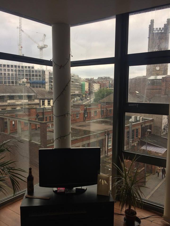 An open view from this cool flat