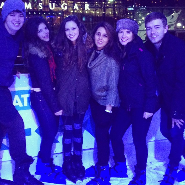 ice skating