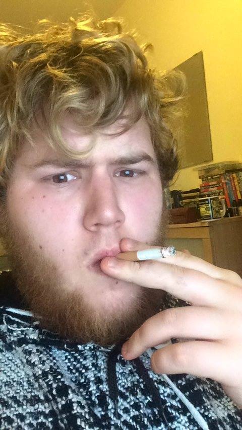 Primitive man discovers tobacco (10,00 BC, colourized) 