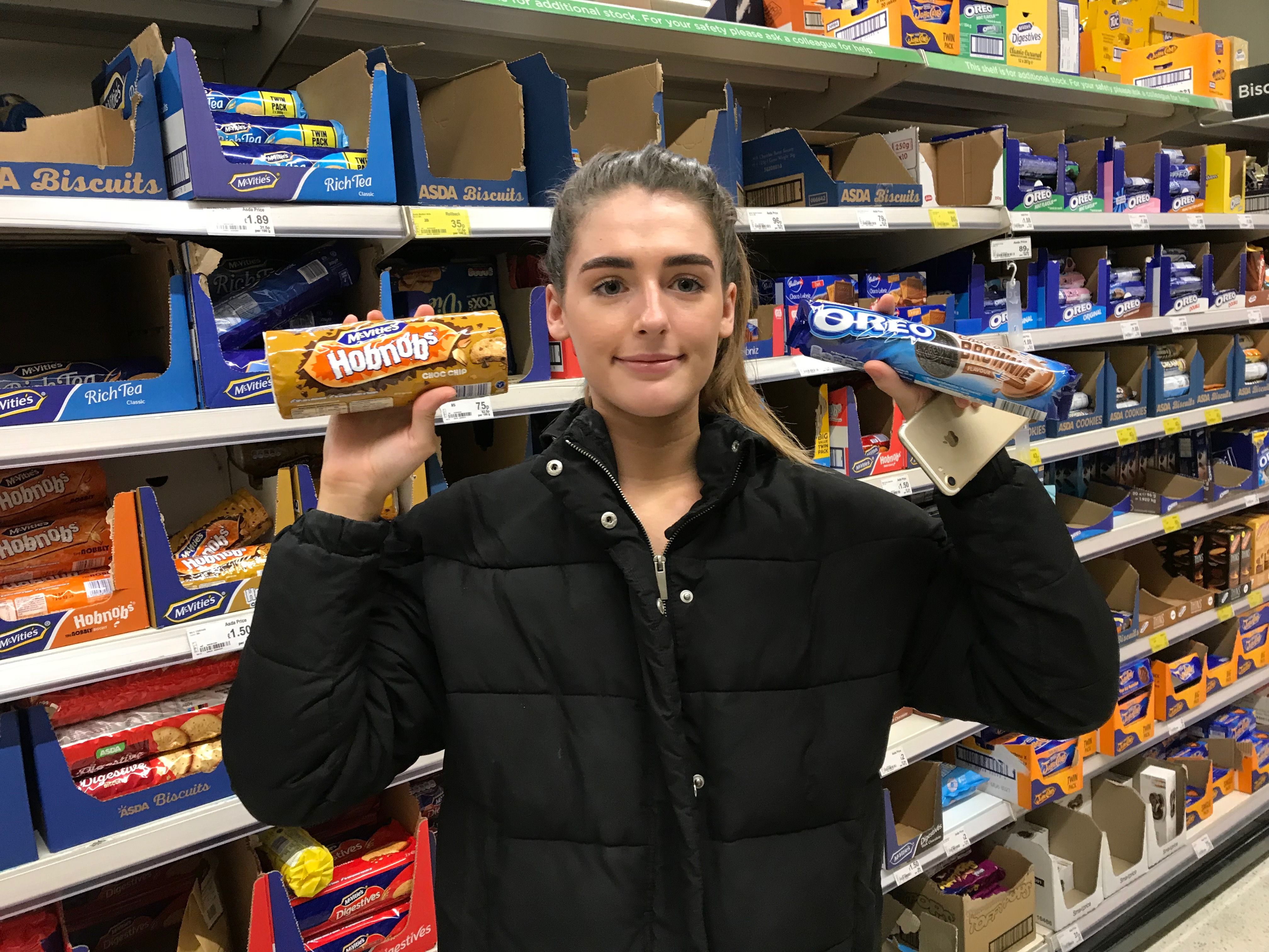 Image may contain: Supermarket, Market, Person, People, Human