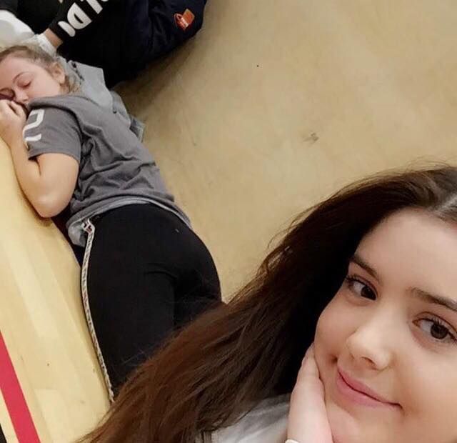 Image may contain: Face, Dimples, Asleep, Person, People, Human