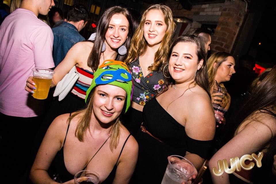 Image may contain: Outdoors, Night, Party, Smile, Portrait, Face, Music, Leisure Activities, Glass, Drink, Beverage, Alcohol, Person, People, Human