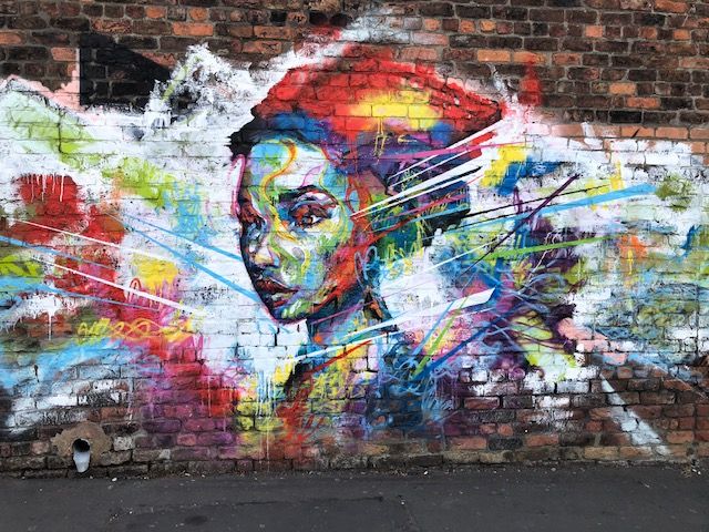 Image may contain: Graffiti, Brick, Poster, Collage, Modern Art, Art