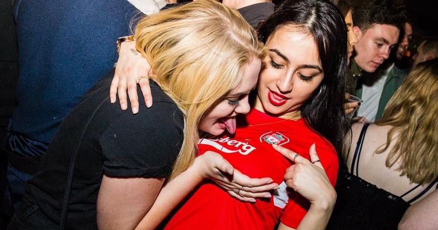 Image may contain: Party, Make Out, Person, People, Human