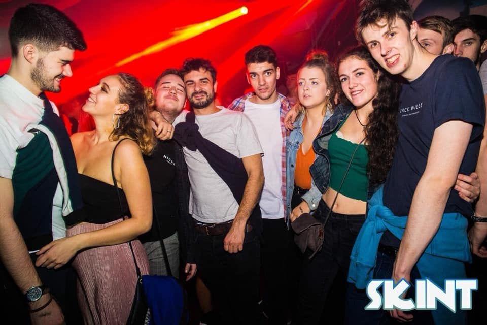 Image may contain: Disco, Night Club, Club, Party, Person, Human