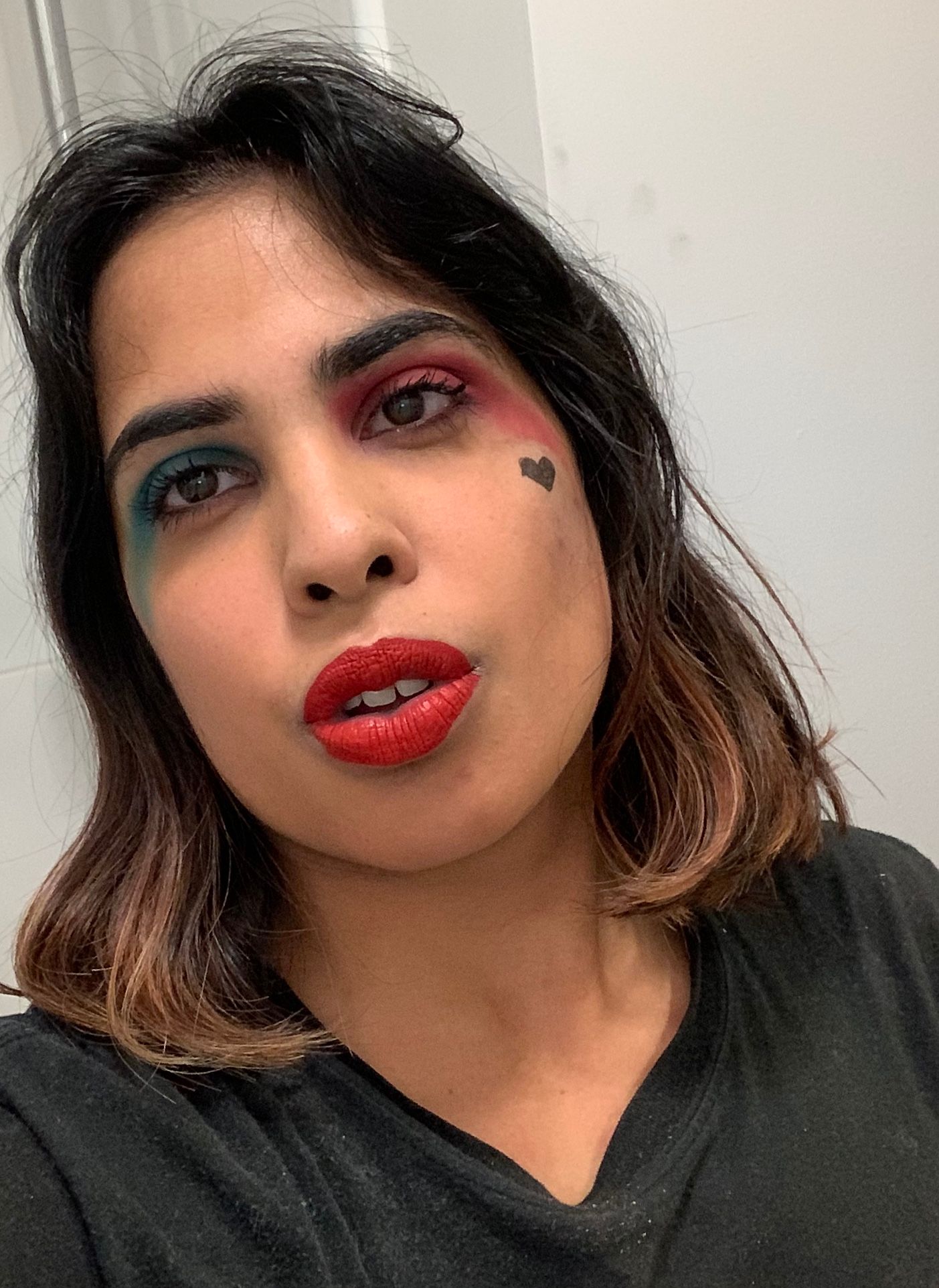 Image may contain: Cosmetics, Lipstick, Mouth, Lip, Person, Face, Human