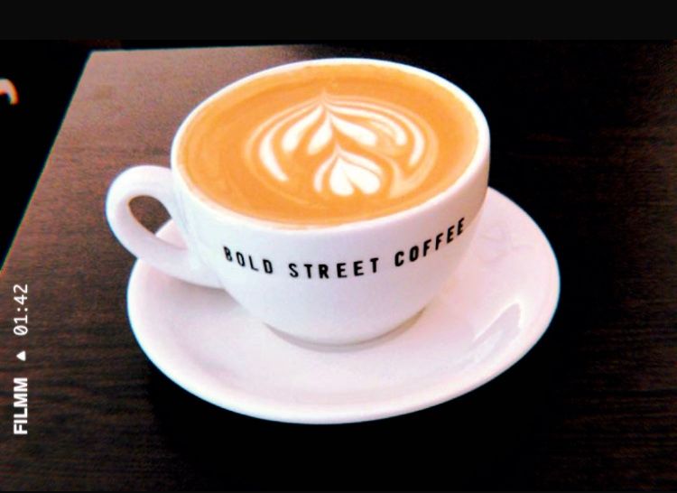 Image may contain: Saucer, Pottery, Beverage, Latte, Drink, Cup, Coffee Cup