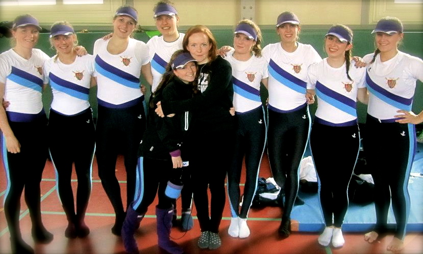 Girls ready to race