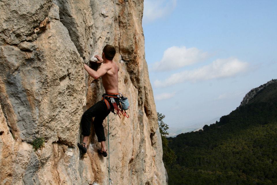 paul in El Chorro, last easter trip
