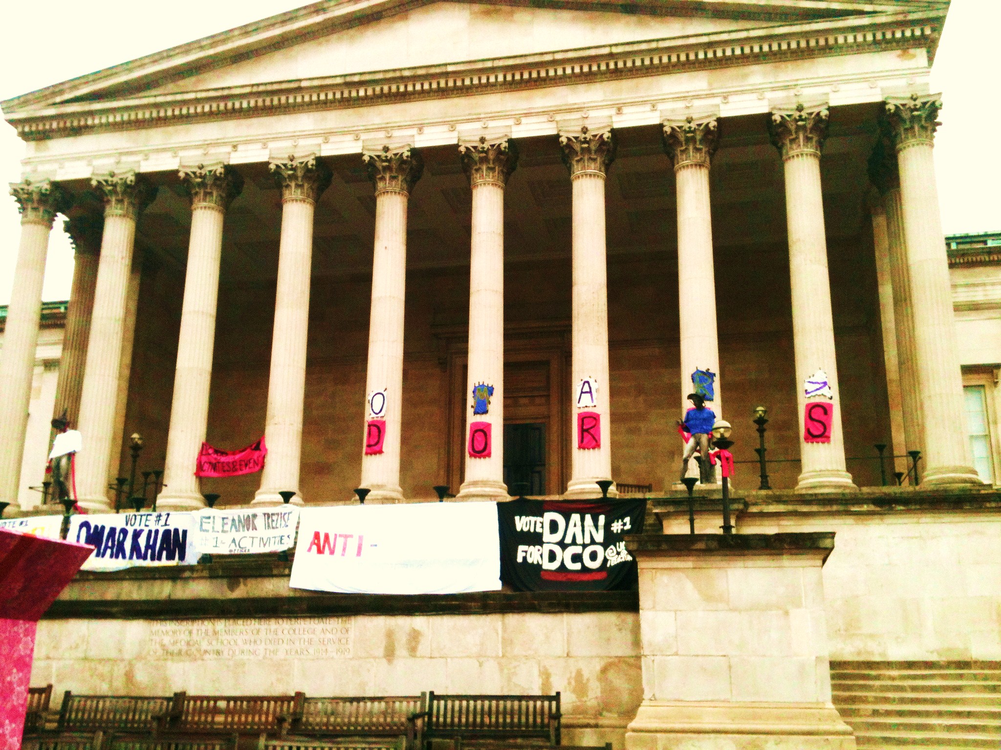 Portico on election week