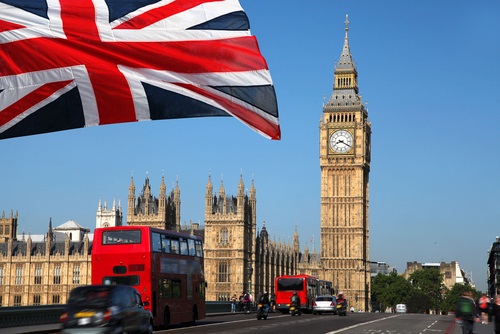 Apparently, this photo is of London.