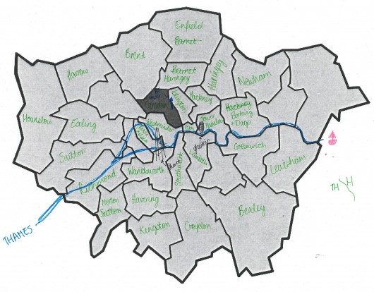 "Welcome to the London Borough of ̶B̶r̶e̶n̶t̶ . Please drive carefully."
