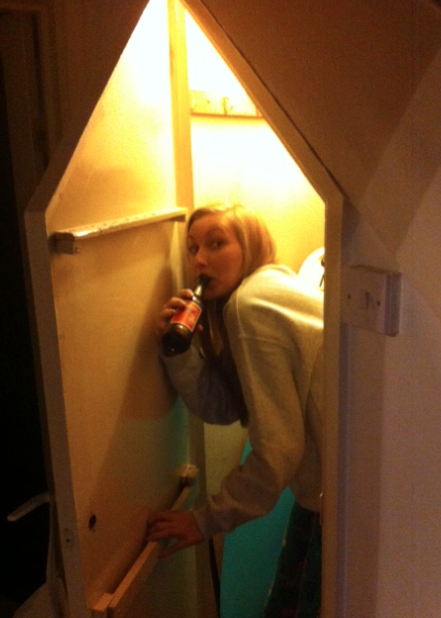 Little did they know that I was enjoying many a tasty secret cupboard-beer
