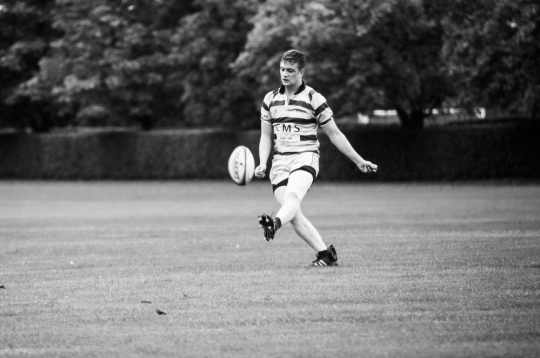 Captain Knox converting a try