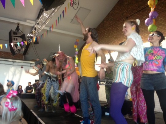 The motivational dance team!