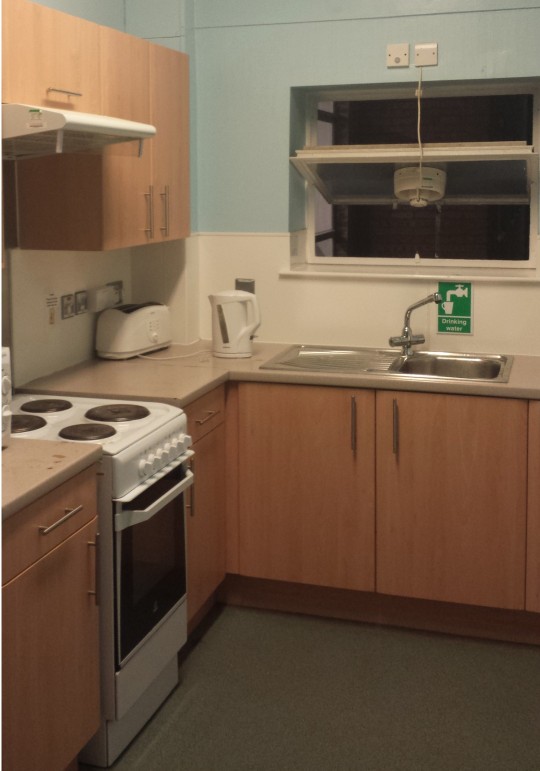 One of the kitchens in questions after a thorough scrubbing.