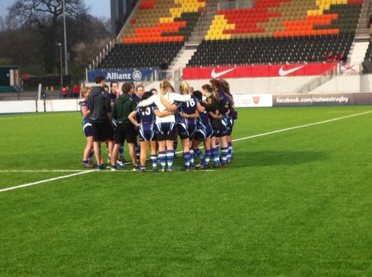 Half time pep talk.