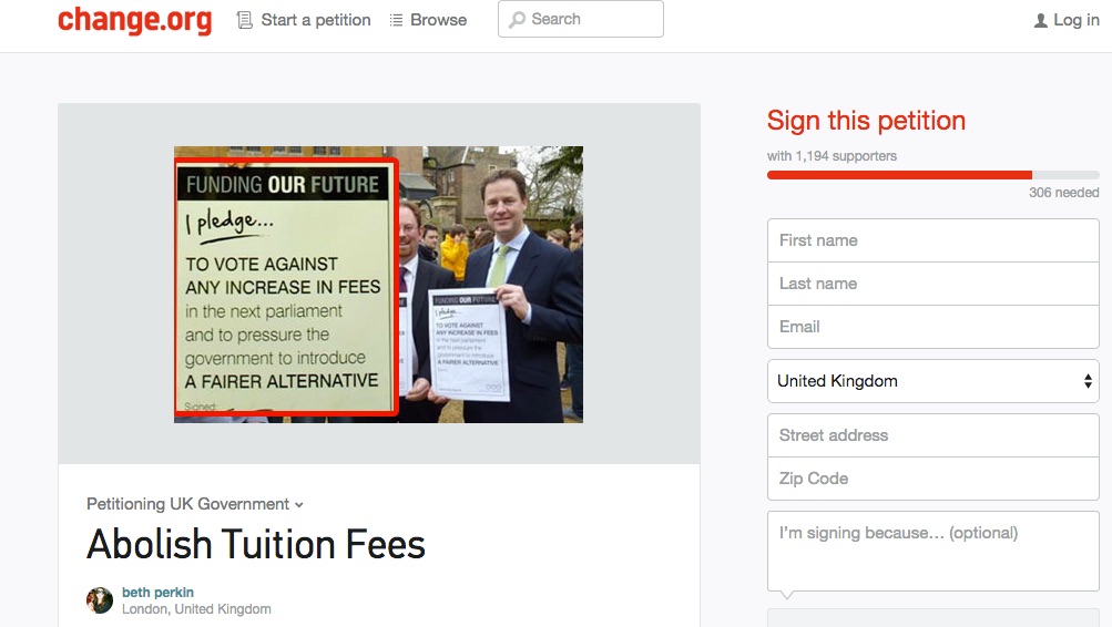 tuition fees poll