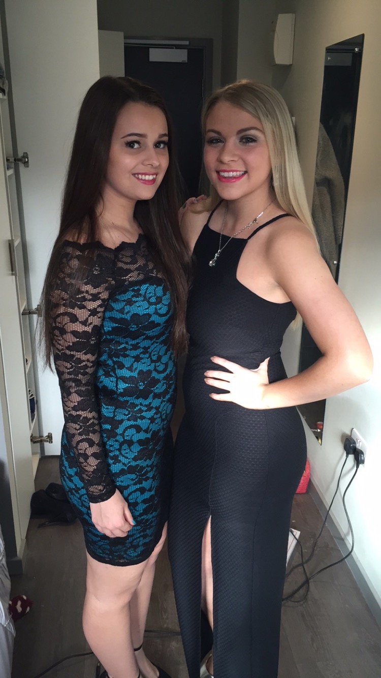 Abbey and Katie.