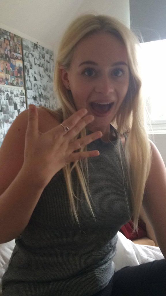 Love my new ring omg xxx such a lucky girl!! xx #prettymuchengaged lol xxx