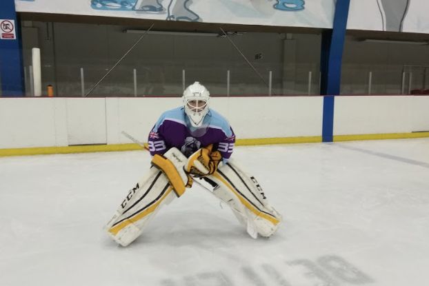 Image may contain: Ice Hockey, Skating, Rink, Ice Skating, Apparel, Helmet, Clothing, Sports, People, Human, Team, Sport, Team Sport, Person, Hockey