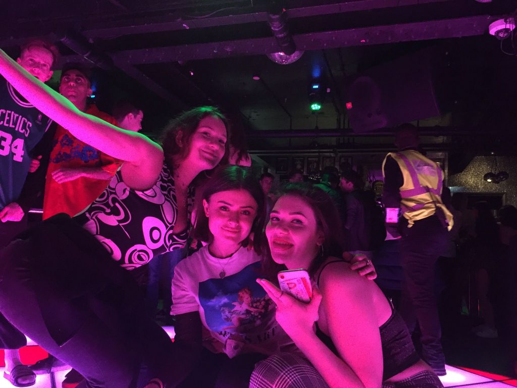 Image may contain: Disco, Night Life, Party, Night Club, Club, Human, Person