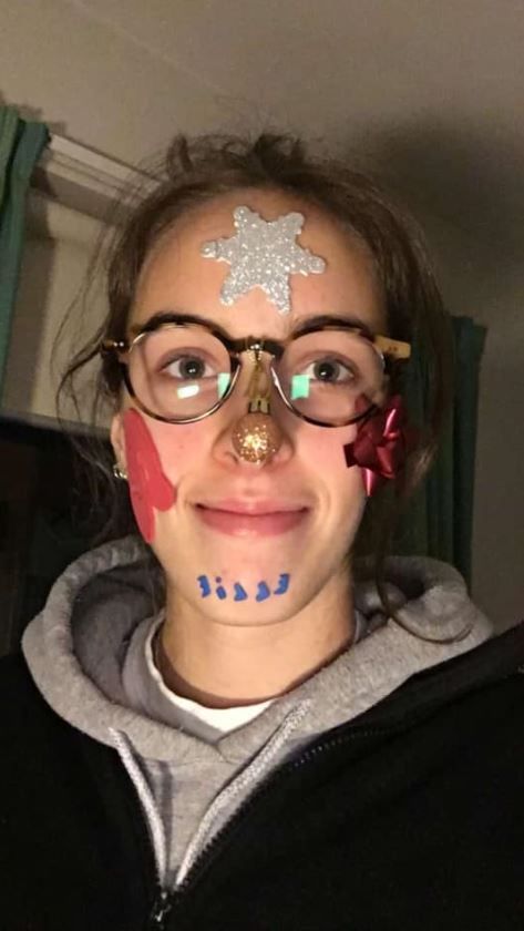 Image may contain: Goggles, Female, Selfie, Apparel, Clothing, Photo, Photography, Portrait, Costume, Smile, Head, Glasses, Accessories, Accessory, Face, Person, Human