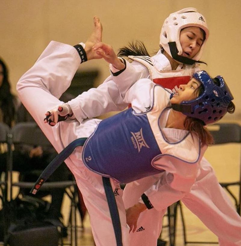 Image may contain: Karate, Judo, Martial Arts, Sport, Sports, Human, Person, Clothing, Apparel, Helmet