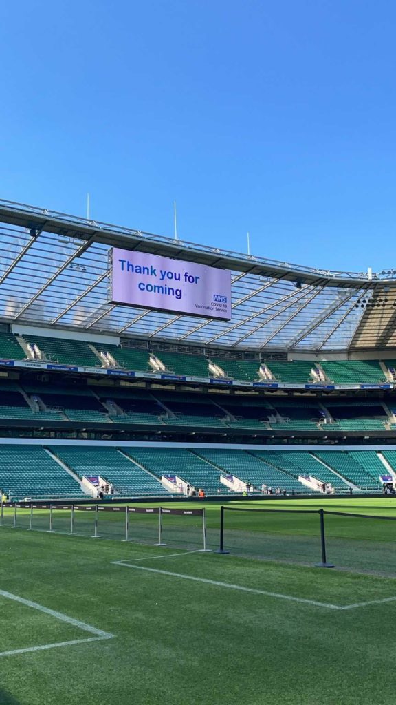 walk-in vaccination event, Twickenham