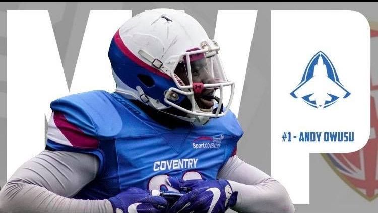 Image may contain: American Football, Sport, Football, Sports, Football Helmet, Team, Team Sport, People, Person, Human, Helmet, Apparel, Clothing