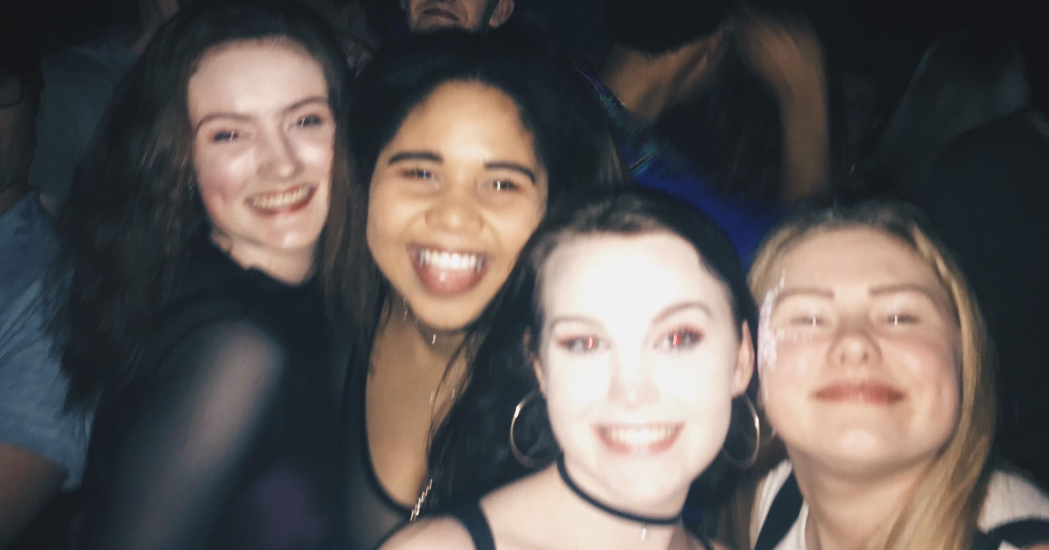 Image may contain: Laughing, Jewelry, Female, Accessories, Accessory, Night Club, Teeth, Lip, Mouth, Photography, Photo, Selfie, Portrait, Party, Club, Night Life, Face, Human, Person
