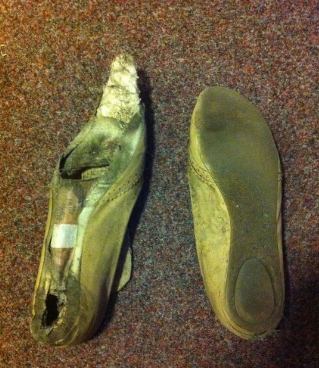 A prime example of 'Jesters Shoes'