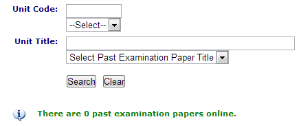 past papers crash tab