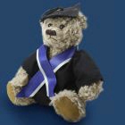 "Oh graduation bear, you bring comfort to my empty, unemployed life"