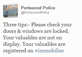 Portswood police tweet 2 new