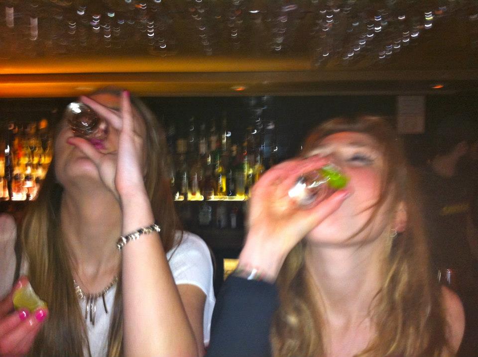 Drunk students